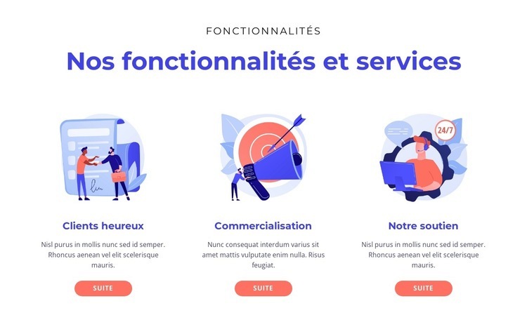 Marque, expériences et collaboration radicale Modèle HTML5