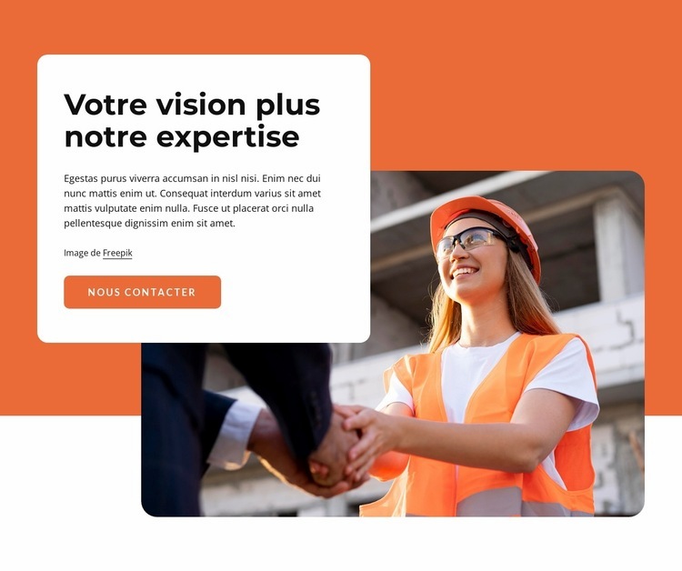 Domaines d'expertise en ingénierie Page de destination