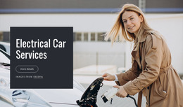 Electrical Car Services Website For Car