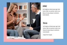 Psychological Counseling - Homepage Layout