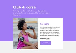 Generatore Di Siti Web Multiuso Per Trova Un Club Di Corsa