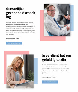 Meest Creatieve Joomla-Sjabloon Voor Geestelijke Gezondheidscoaching