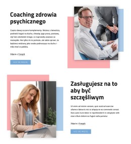 Coaching Zdrowia Psychicznego Responsywny Szablon CSS