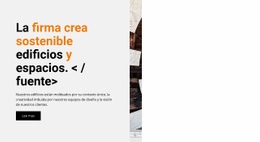 Plantilla De Página De Destino Para Formas Inusuales