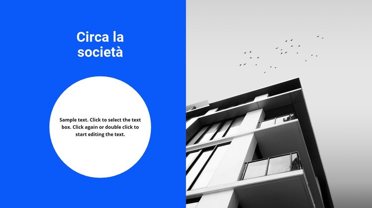 Il nostro studio e la tesi su di noi Mockup del sito web