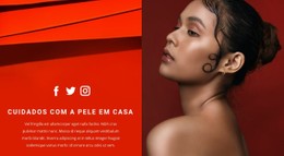 Modelo De Página Única Para Autocuidado Em Casa