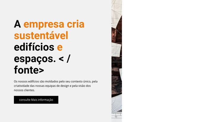 Formas incomuns Landing Page