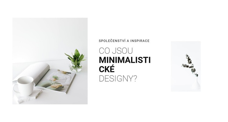 Minimalismus ve vašem interiéru Šablona CSS