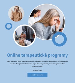 Online Terapeutické Programy – Jednoduchá Šablona Webu