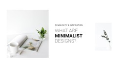 Minimalism In Your Interior Table CSS Template