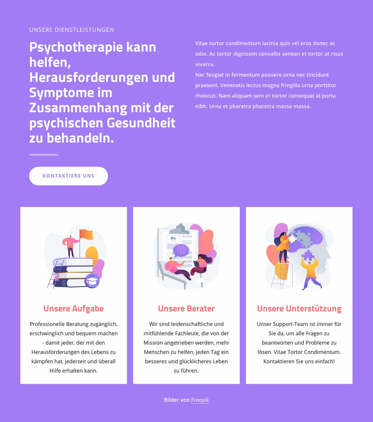 Berater Joomla Vorlage