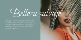 Diseño CSS Gratuito Para Belleza Salvaje