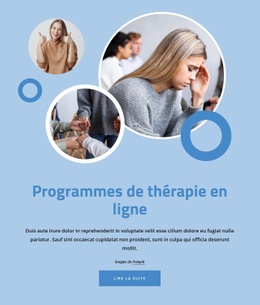 Programmes De Thérapie En Ligne