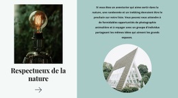 Respectueux De La Nature - Maquette De Site Web Gratuite
