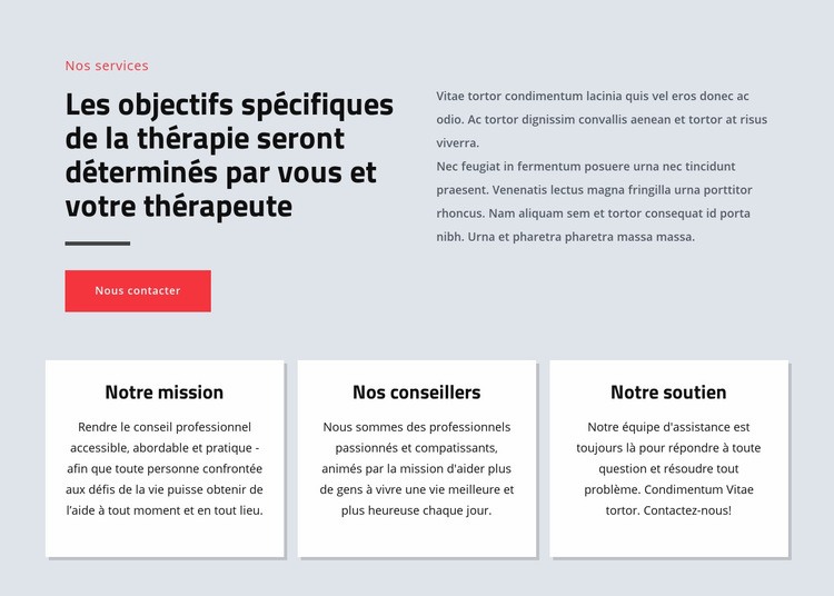 Les psychologues aident les gens à vivre plus heureux Modèle HTML5