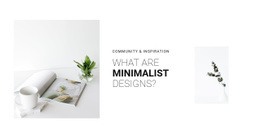 Minimalism In Your Interior - Modern Html Code