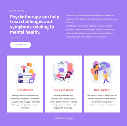 Counseling Professionals - Free HTML Template