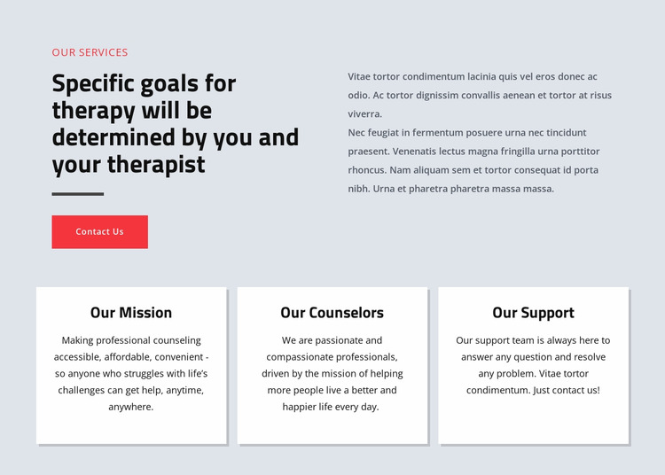 Psychologists help people live happier Html Website Builder