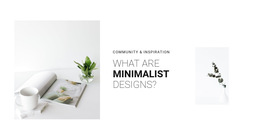 Multipurpose HTML5 Template For Minimalism In Your Interior