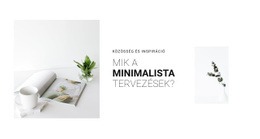 HTML-Terv Ehhez: Minimalizmus A Belső Terekben