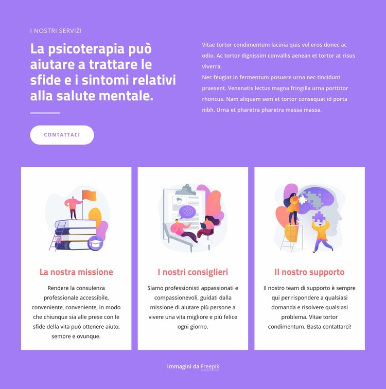 Professionisti della consulenza Costruttore di siti web HTML