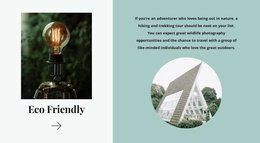 Eco Friendly - Page Builder Templates Free