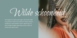 Gratis CSS-Indeling Voor Wilde Schoonheid