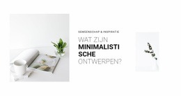 Minimalisme In Je Interieur - Websitebouwer Voor Elk Apparaat