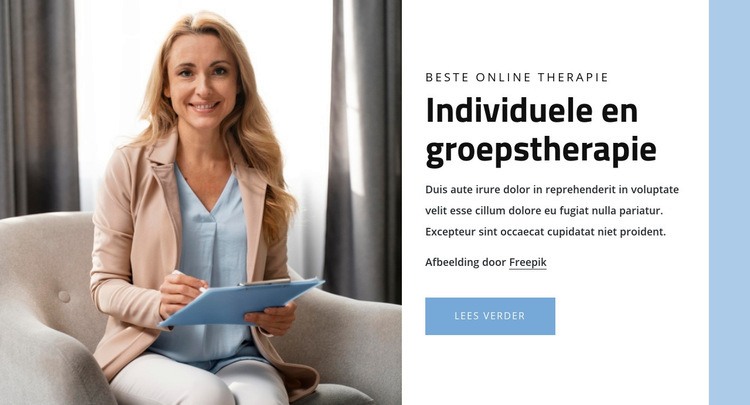 Centrum voor psychologische begeleiding Website ontwerp