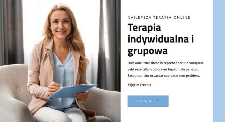 Poradnia psychologiczna Szablony do tworzenia witryn internetowych