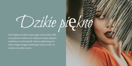 Układ Strony Internetowej Dla Dzikie Piękno