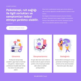 Danışmanlık Uzmanları Açılış Sayfası Şablonu