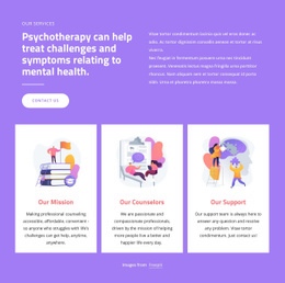 Counseling Professionals Landing Page Template