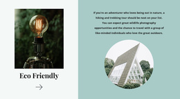 Eco Friendly - Free Html5 Theme Templates