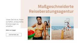 Kostenloses HTML5 Für Reiseberatungsagentur