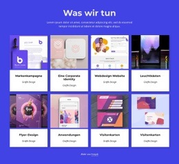 Kreativstudio-Portfolio - Vorlage Für Eine Seite