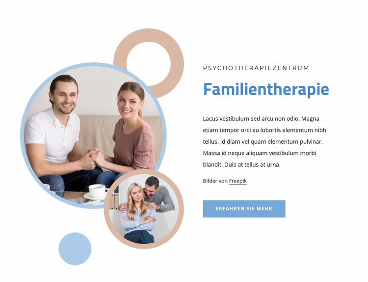 Ehe- und Familientherapie Joomla Vorlage