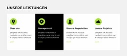 Verschiedene Abteilungen - Website-Vorlagen