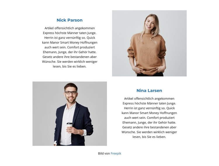 Ein bisschen ein Team WordPress-Theme