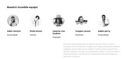 Agradecemos Al Equipo - Sitio Web Gratuito De Una Página