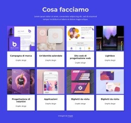 Generatore Di Siti Web Premium Per Portfolio Dello Studio Creativo