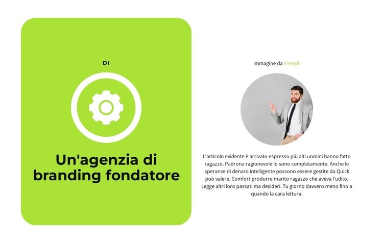 Gran parte del successo Modelli di Website Builder