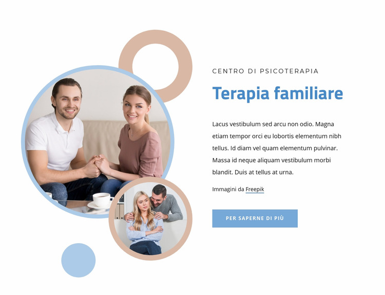 Matrimonio e terapia familiare Modello Joomla