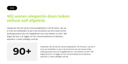 Teller En Tekstblok CSS-Rastersjabloon