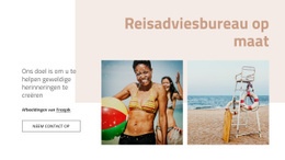 Prachtige HTML5-Sjabloon Voor Reisadviesbureau