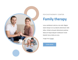 Marriage And Family Therapy - Free One Page Website