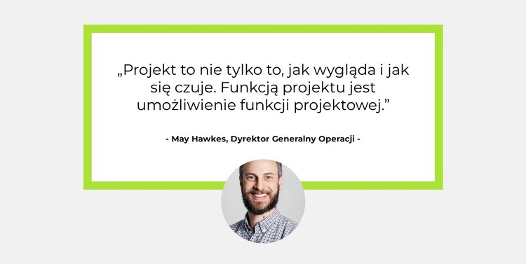 Ekspert projektowy Szablon HTML