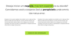 Você Quer Começar - Modelo De Site HTML