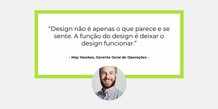 Especialista em design Modelo