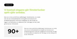 Webbplatsdesign För Räknare Och Textblock